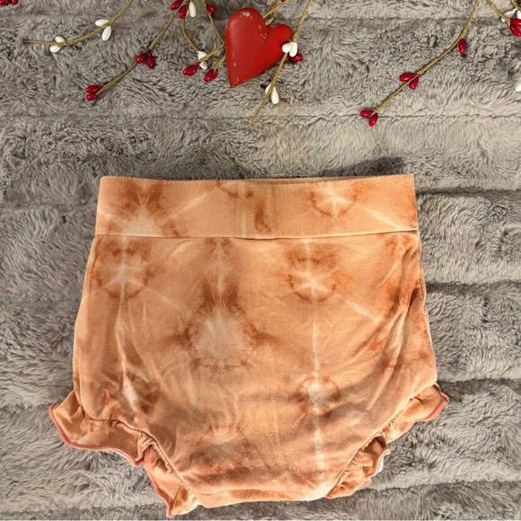 Angel Dear X Spearmint Love 12 - 18 Months Peach Tie Dye Bloomers, Bummies - Picture 6 of 9